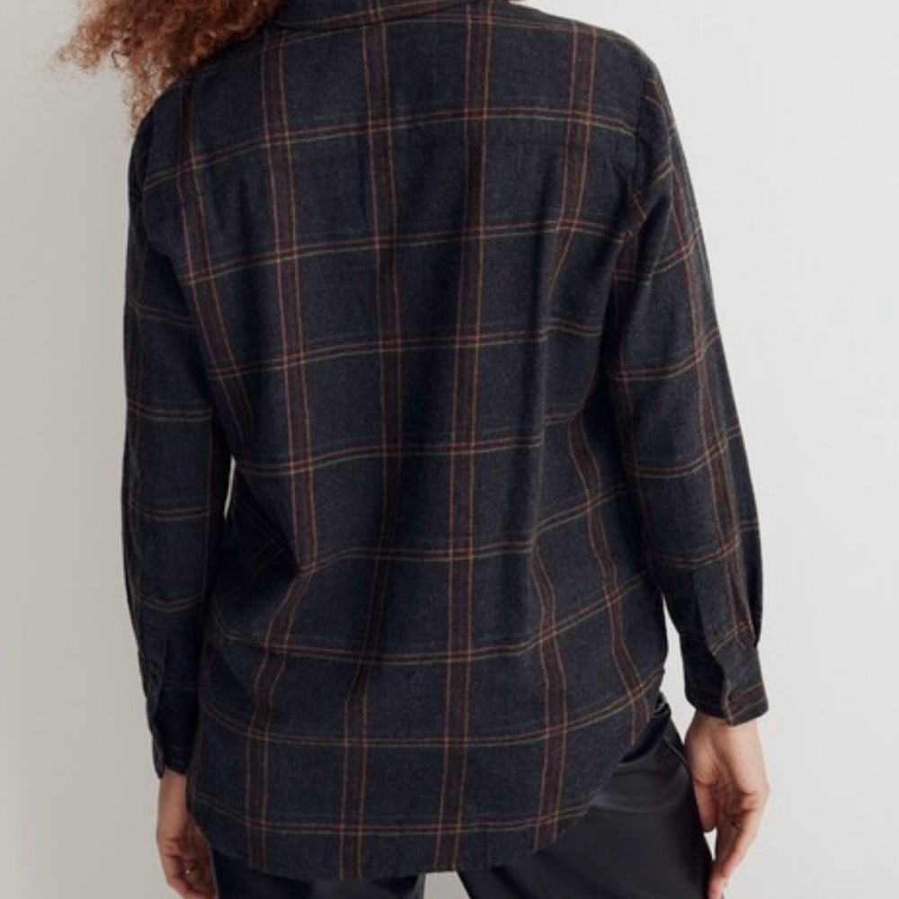 Madewell Brushed Twill Sunday Shirt in Kidwell Plaid XS - Picture 11 of 11